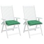 Cojines de silla de jardín 2 uds tela Oxford verde 40x40x7 cm von , Kissen für Stühle und Sofas - Ref: Foro24-361465, Preis: ...