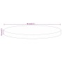 Tablero de mesa redondo madera maciza de mango Ø 60x3,8 cm by , Table tops - Ref: Foro24-370075, Price: 69,54 €, Discount: %