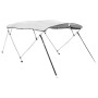 Toldo bimini 4 arcos con paredes laterales 243x(170-182)x137 cm de , Cubiertas para almacenamiento de barcas - Ref: Foro24-94...