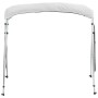 Toldo bimini 4 arcos con paredes laterales 243x(170-182)x137 cm de , Cubiertas para almacenamiento de barcas - Ref: Foro24-94...
