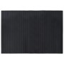 Alfombra rectangular bambú negro 70x100 cm by , Rugs - Ref: Foro24-376738, Price: 17,99 €, Discount: %