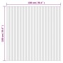 Alfombra rectangular bambú marrón 100x100 cm | Foro24.es | Tu tienda online para hogar, jardín y más Foro24.es