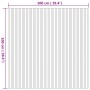 Alfombra rectangular bambú color natural 100x100 cm by , Rugs - Ref: Foro24-376799, Price: 21,04 €, Discount: %