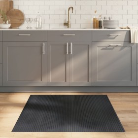 Alfombra rectangular bambú gris 100x100 cm de , Alfombras - Ref: Foro24-376802, Precio: 21,04 €, Descuento: %