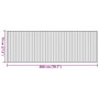 Alfombra rectangular bambú marrón oscuro 70x200 cm von , Teppiche - Ref: Foro24-376875, Preis: 26,17 €, Rabatt: %