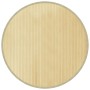 Alfombra redonda bambú color natural claro 100 cm von , Teppiche - Ref: Foro24-376987, Preis: 22,74 €, Rabatt: %