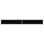 Retractable black side awning 140x1200 cm by vidaXL, Umbrellas - Ref: Foro24-318060, Price: 112,34 €, Discount: %