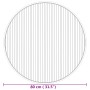 Alfombra redonda bambú color natural 80 cm von , Teppiche - Ref: Foro24-376979, Preis: 17,75 €, Rabatt: %