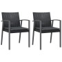 Juego comedor jardín 3 piezas y cojines ratán sintético y acero by , Garden sets - Ref: Foro24-3186987, Price: 241,41 €, Disc...