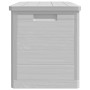 Baúl para cojines polipropileno gris 77,5x44,5x53 cm von , Aufbewahrungsboxen für den Außenbereich - Ref: Foro24-366603, Prei...