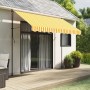 Tela de cenefa de toldo de repuesto rayas amarillo y blanco 3 m by , Awnings - Ref: Foro24-367756, Price: 13,39 €, Discount: %