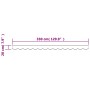 Tela de cenefa de toldo de repuesto rayas gris antracita 3,5 m by , Awnings - Ref: Foro24-367763, Price: 13,96 €, Discount: %