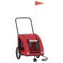 Remolque de bicicleta mascotas hierro tela Oxford rojo von , Kinderwagen für Haustiere - Ref: Foro24-93978, Preis: 102,29 €, ...