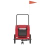 Remolque de bicicleta mascotas hierro tela Oxford rojo von , Kinderwagen für Haustiere - Ref: Foro24-93978, Preis: 102,29 €, ...