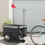 Remolque para bicicleta hierro negro y gris 30 kg von , Fahrradanhänger - Ref: Foro24-94098, Preis: 96,47 €, Rabatt: %