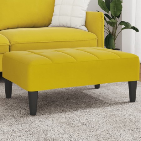 Reposapiés de terciopelo amarillo 77x55x31 cm | Foro24.es | Tu tienda online para hogar, jardín y más Foro24.es