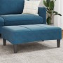 Reposapiés de terciopelo azul 77x55x31 cm by , Ottomans - Ref: Foro24-4007374, Price: 68,23 €, Discount: %