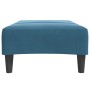 Reposapiés de terciopelo azul 77x55x31 cm by , Ottomans - Ref: Foro24-4007374, Price: 68,23 €, Discount: %
