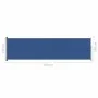 Retractable side awning for blue patio 140x500 cm by vidaXL, Umbrellas - Ref: Foro24-317918, Price: 76,57 €, Discount: %