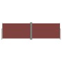 Toldo lateral retráctil marrón 180x600 cm de vidaXL, Sombrillas - Ref: Foro24-318003, Precio: 103,60 €