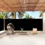 Black retractable side awning 200x1000 cm by vidaXL, Umbrellas - Ref: Foro24-318042, Price: 160,03 €, Discount: %