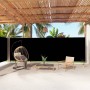 Schwarze einziehbare Seitenmarkise 200x1000 cm von vidaXL, Sonnenschirme - Ref: Foro24-318042, Preis: 163,33 €, Rabatt: %