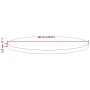 Tablero de mesa redondo madera maciza de pino marrón Ø60x2,5 cm by , Table tops - Ref: Foro24-847127, Price: 37,13 €, Discoun...
