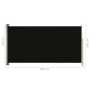 Einziehbare seitliche Gartenmarkise schwarz160x300 cm von vidaXL, Sonnenschirme - Ref: Foro24-317880, Preis: 60,88 €, Rabatt: %