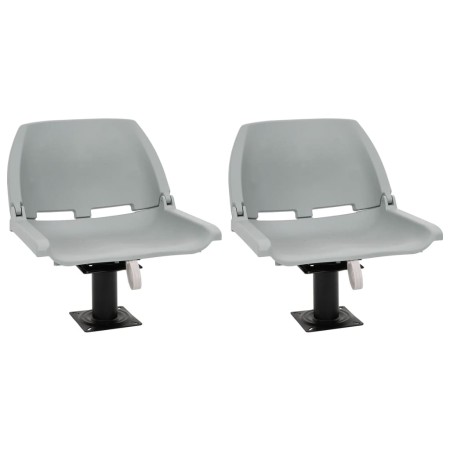 Asientos de barco 2 uds con pedestal giratorio 360° by , Boats - Ref: Foro24-3294948, Price: 183,70 €, Discount: %