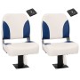 Asientos de barco 2 uds con pedestal giratorio 360° by , Boats - Ref: Foro24-3294960, Price: 175,21 €, Discount: %