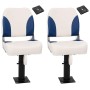 Asientos de barco con pedestal 2 uds altura ajustable 360° by , Boats - Ref: Foro24-3294962, Price: 203,41 €, Discount: %