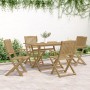 Juego de comedor de jardín 5 piezas madera maciza de acacia by , Garden sets - Ref: Foro24-3214234, Price: 301,58 €, Discount: %