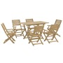 Juego de comedor para jardín 7 piezas madera maciza acacia von , Gartensets - Ref: Foro24-3295000, Preis: 370,09 €, Rabatt: %