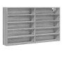 Vitrina de madera de ingeniería gris Sonoma 100x15x58 cm | Foro24.es | Tu tienda online para hogar, jardín y más Foro24.es