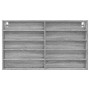 Vitrina de madera de ingeniería gris Sonoma 100x15x58 cm | Foro24.es | Tu tienda online para hogar, jardín y más Foro24.es