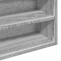 Vitrina de madera de ingeniería gris Sonoma 100x15x58 cm | Foro24.es | Tu tienda online para hogar, jardín y más Foro24.es