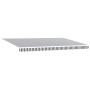 Toldo retráctil aluminio y tela gris antracita y blanco 5x3 m by , Awnings - Ref: Foro24-3216137, Price: 650,98 €, Discount: %