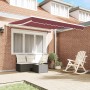 Toldo retráctil automático burdeos 300x250 cm | Foro24.es | Tu tienda online para hogar, jardín y más Foro24.es