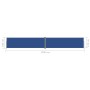 Toldo lateral retráctil azul 180x1200 cm