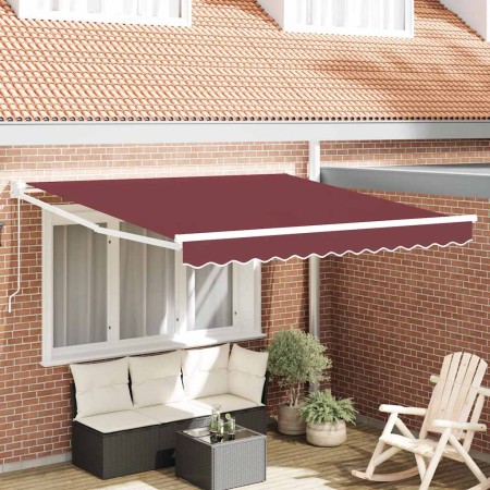 Toldo retráctil manual burdeos 300x250 cm | Foro24.es | Tu tienda online para hogar, jardín y más Foro24.es