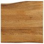 Tablero de mesa borde natural madera maciza mango 40x40x2,5 cm by , Table tops - Ref: Foro24-370750, Price: 30,26 €, Discount: %