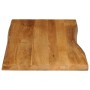 Tablero de mesa borde natural madera maciza mango 100x60x3,8 cm by , Table tops - Ref: Foro24-370790, Price: 106,23 €, Discou...