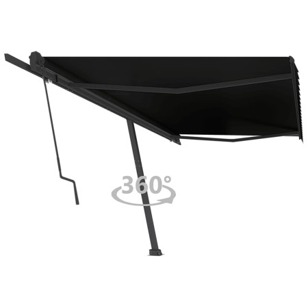 Toldo de pie automático gris antracita 500x350 cm by , Awnings - Ref: Foro24-3069869, Price: 685,90 €, Discount: %