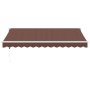 Toldo retráctil automático marrón 350x250 cm by , Awnings - Ref: Foro24-3215709, Price: 307,53 €, Discount: %