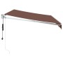 Toldo retráctil automático marrón 350x250 cm by , Awnings - Ref: Foro24-3215709, Price: 307,53 €, Discount: %