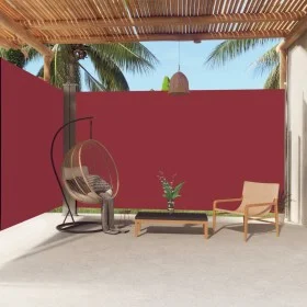 Einziehbare Seitenmarkise rot 220x600 cm von vidaXL, Sonnenschirme - Ref: Foro24-318017, Preis: 113,73 €, Rabatt: %