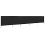 Paravientos de 5 paneles tela negro 600x120 cm by , Umbrellas - Ref: Foro24-47164, Price: 74,03 €, Discount: %