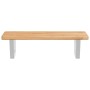 Estante de lavabo de pared de acero y madera maciza de roble von , Badezimmerwaschtische - Ref: Foro24-3302342, Preis: 72,13 ...