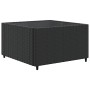 Set de muebles de jardín y cojines 7 pzas ratán sintético negro by , Garden sets - Ref: Foro24-3308176, Price: 571,14 €, Disc...