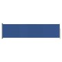 Retractable side garden awning blue 160x600 cm by vidaXL, Umbrellas - Ref: Foro24-317960, Price: 88,17 €, Discount: %